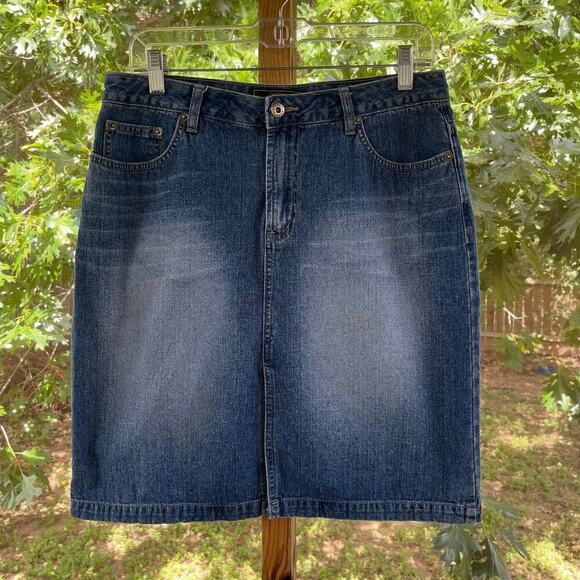 Route 66 Women's Vintage Denim Mini Skirt Size 9/10 30" Waist - Picture 1 of 6